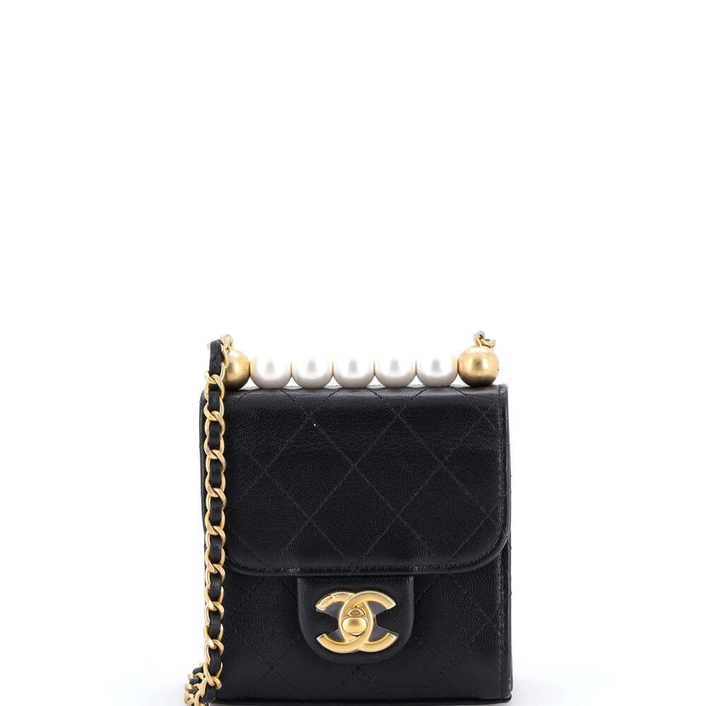 Chanel Chic Pearls Flap Clutch With #215555C29B